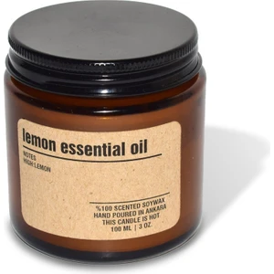 : Kokulu Soya Mum : 200 gr : Lemon Essential Oil