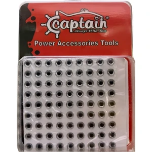 7631 Göz 5mm Naturel Silikon Damla Göz 81'li Paket