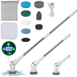 Elektrikli Döner Scrubber Ip5 Su Geçirmez 3 Hız Dijital (Yurt Dışından)
