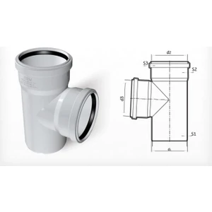 Boru Pvc 100X100 Te Çatal