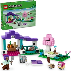 LEGO® Minecraft® Hayvan Barınağı 21253 - 7 Yaş ve Üzeri Macera Oyunları Seven Çocuklar İçin 6 Adet Minecraft Hayvan Figürü içeren Yaratıcı Oyuncak Yapım Seti (206 Parça)
