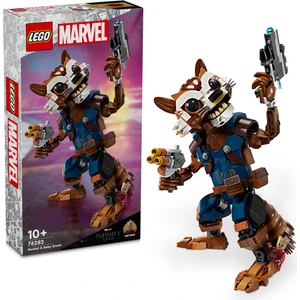 LEGO® Marvel Rocket ve Bebek Groot 76282 - 10 Yaş & Üzeri Süper Kahraman Seven Çocuklar için Oyuncak Yapım Seti (566 Parça)