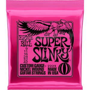 Ernie Ball P02223 Super Slinky 09-42 Elektro Gitar Teli