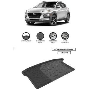 Mck Oto Aksesuar Hyundaı Kona Tek Cep Bagaj Havuzu