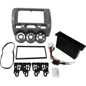 Honda Jazz City Için Radyo Fasya Bir Din DVD Stereo CD Paneli Montaj Kurulum Kiti Trim Çerçeve Çerçeve (Yurt Dışından)