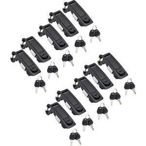 10 Adet Sıkıştırma Mandalı Gömme Kolu Mandalı Kilidi Deniz Araba Rv Kapı El Kilidi Ayarlanabilir Kolu Sürgüler Kalınlığı: 1-5mm (Yurt Dışından)