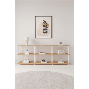 Çevir Kur 200 cm Raflı Konsol Atlantik Çam Bd