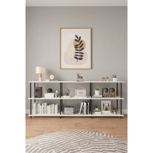 Çevir Kur 200 cm Raflı Konsol Beyaz