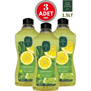 Eyüp Sabri Tuncer Sıvı Sabun Çeşme Limonu Sıvı Sabun 1500 Ml X 3 Adet