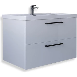 Teta Home Batum 80 cm Beyaz MDF Banyo Lavabolu Alt Dolap