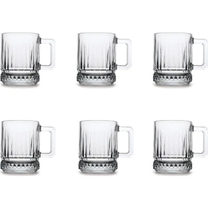 Elysia 6 Parça Kulplu Çay, Kahve Bardağı