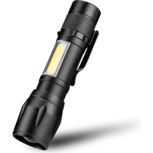 CT-8024 LED El Feneri Cep Tipi Şarj Edilebilir 3 Fonksiyonlu