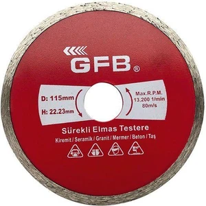 Sürekli  Elmas Mermer Granit Kesici 115 mm