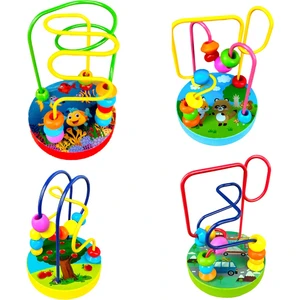 Eğitici Ahşap Oyuncak Ahşap Farklı Temalı Mini Koordinasyon Oyunu