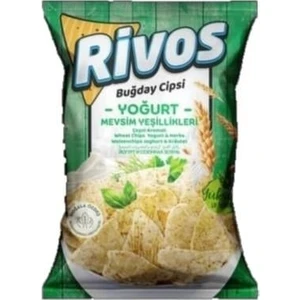 Haşiroğlu Rivos Yoğurtlu Buğday Cipsi (Mevsim Yeşillikleri) 56 gr*24 Adet