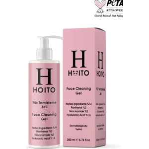 Yüz Temizleme Jeli 200 ml - Herbal Ingredients%14 Panthenol %2 Niacinamide%2 Hyaluronic Acid%1,5