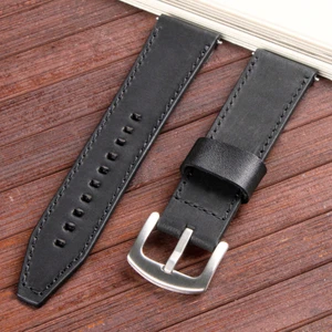 Fossil 20MM 22MM 24MM Deri Kordon FS4656 CH2586 CH2782 FS5132 FS5251 FJR1487 BG1175  Uyumlu Hakiki Deri Kayış Siyah