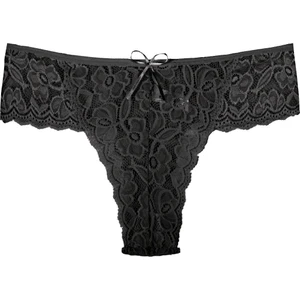 Dantelli Büyük Beden Kadın Tanga Külot