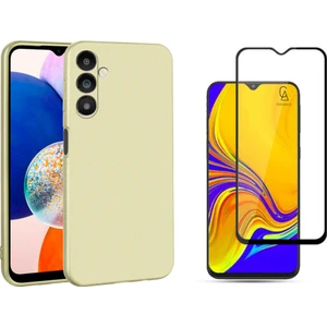 Samsung Galaxy A14 ile Uyumlu Telefon Kılıfı ve 5d Tam Kaplayan Cam Ekran Koruyucu