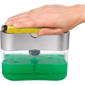 Deterjan Hazneli Otomatik Köpürten Dekoratif Sıvı Sabunluk 380 Ml. Org-98