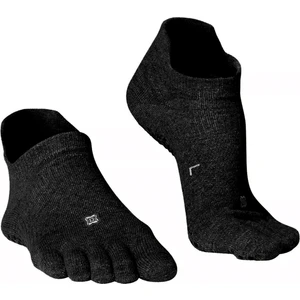 Kimjaly Parmaklı Siyah Kaymaz Yoga Çorabı