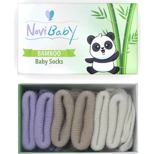 3'Lü Bambu Yenidoğan Bebek Çorap Goldies
