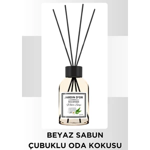 Jardin D'or Beyaz Sabun Çubuklu Oda Kokusu / White Soap Reed Diffuser 110 ml