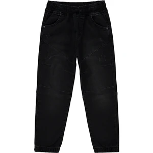 Civil Boys Siyah Erkek Çocuk Kot Pantolon 6-9 Yaş Pamuk Elastan Konforlu Model