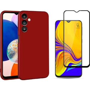 Samsung Galaxy A14 ile Uyumlu Telefon Kılıfı ve 5d Tam Kaplayan Cam Ekran Koruyucu
