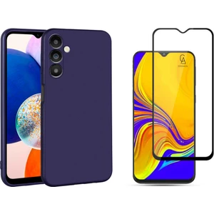 Samsung Galaxy A14 ile Uyumlu Telefon Kılıfı ve 5d Tam Kaplayan Cam Ekran Koruyucu
