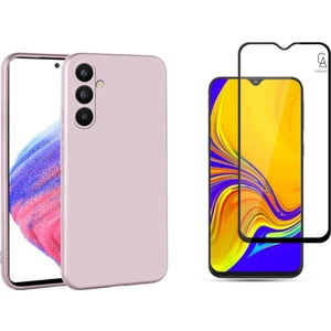 Samsung Galaxy A34 ile Uyumlu Telefon Kılıfı ve 5d Tam Kaplayan Cam Ekran Koruyucu