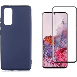 Samsung Galaxy S20 Fe ile Uyumlu Telefon Kılıfı ve 5d Tam Kaplayan Cam Ekran Koruyucu
