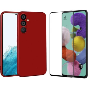 Samsung Galaxy A54 ile Uyumlu Telefon Kılıfı ve 5d Tam Kaplayan Cam Ekran Koruyucu