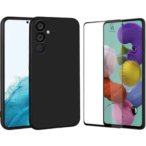 Samsung Galaxy A54 ile Uyumlu Telefon Kılıfı ve 5d Tam Kaplayan Cam Ekran Koruyucu