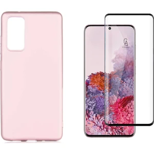 Samsung Galaxy S20 Fe ile Uyumlu Telefon Kılıfı ve 5d Tam Kaplayan Cam Ekran Koruyucu