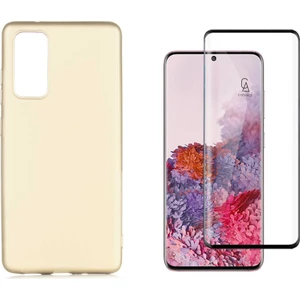 Samsung Galaxy S20 Fe ile Uyumlu Telefon Kılıfı ve 5d Tam Kaplayan Cam Ekran Koruyucu