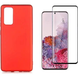 Samsung Galaxy S20 Fe ile Uyumlu Telefon Kılıfı ve 5d Tam Kaplayan Cam Ekran Koruyucu