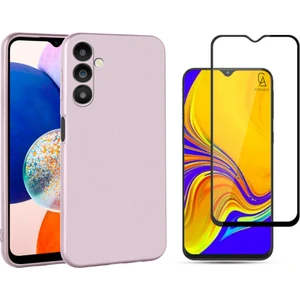 Samsung Galaxy A14 ile Uyumlu Telefon Kılıfı ve 5d Tam Kaplayan Cam Ekran Koruyucu