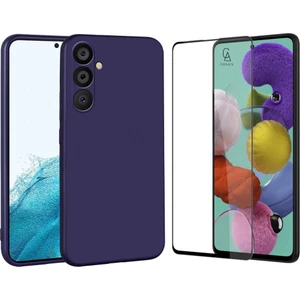 Samsung Galaxy A54 ile Uyumlu Telefon Kılıfı ve 5d Tam Kaplayan Cam Ekran Koruyucu