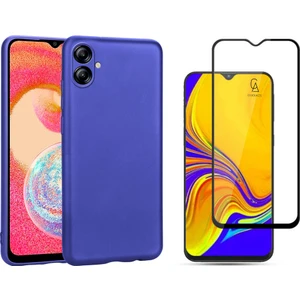 Samsung Galaxy A04E ile Uyumlu Telefon Kılıfı ve 5d Tam Kaplayan Cam Ekran Koruyucu