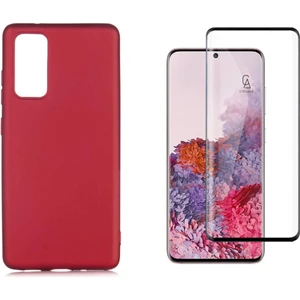 Samsung Galaxy S20 Fe ile Uyumlu Telefon Kılıfı ve 5d Tam Kaplayan Cam Ekran Koruyucu