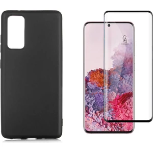 Samsung Galaxy S20 Fe ile Uyumlu Telefon Kılıfı ve 5d Tam Kaplayan Cam Ekran Koruyucu