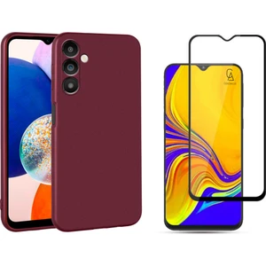 Samsung Galaxy A14 ile Uyumlu Telefon Kılıfı ve 5d Tam Kaplayan Cam Ekran Koruyucu
