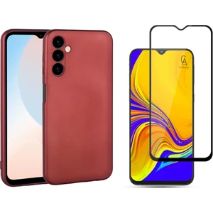 Samsung Galaxy A24 ile Uyumlu Telefon Kılıfı ve 5d Tam Kaplayan Cam Ekran Koruyucu