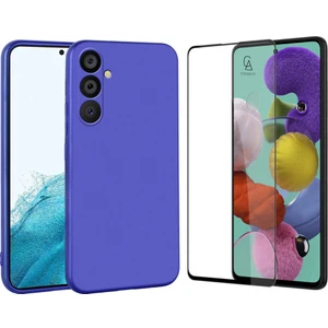 Samsung Galaxy A54 ile Uyumlu Telefon Kılıfı ve 5d Tam Kaplayan Cam Ekran Koruyucu