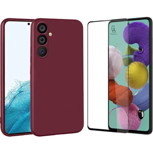 Samsung Galaxy A54 ile Uyumlu Telefon Kılıfı ve 5d Tam Kaplayan Cam Ekran Koruyucu