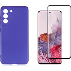 Samsung Galaxy S21 Fe ile Uyumlu Telefon Kılıfı ve 5d Tam Kaplayan Cam Ekran Koruyucu