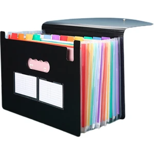 13 Cep Genişleyen Dosya Klasörü A4 Genişletilebilir Dosya Düzenleyici Ayakta Akordeon Klasörü (Yurt Dışından)