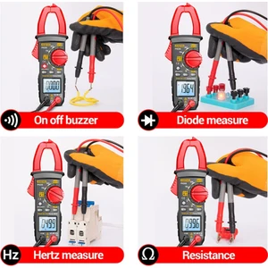 Aneng PN200 Dijital Pens Metre Dc/ac 600A Akım 4000 Sayım Multimetre Ampermetre Gerilim Test Cihazı Araba Hz Kapasite Ncv Ohm Testi (Yurt Dışından)