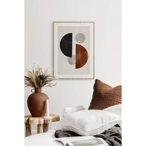 Tek Parça Ahşap Çerçeveli Poster Tablo